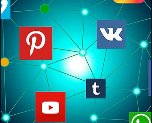 Social media network icons