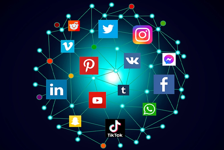 Social media marketing graphic