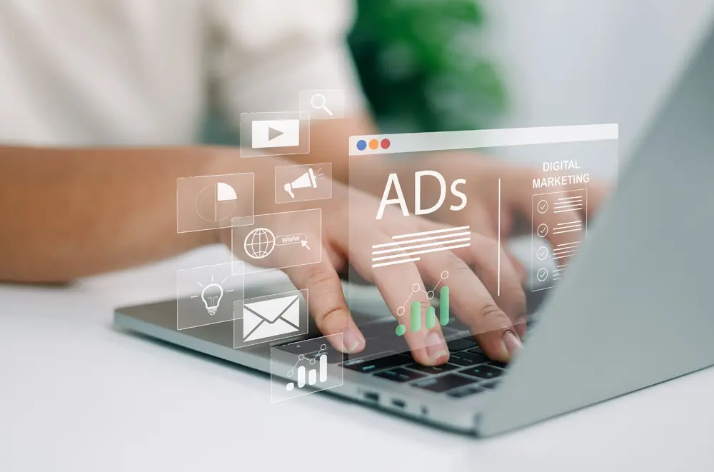 Optimized website and digital ads